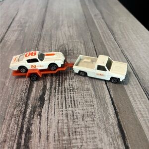 Hardees Truck race car and trailer